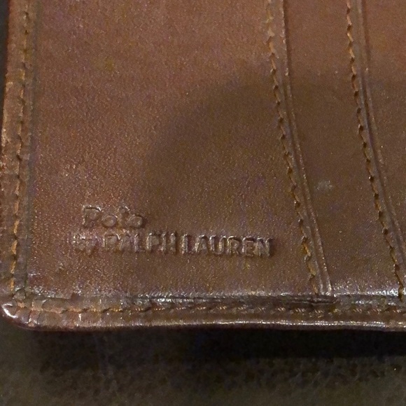 RALPH LAUREN Brown Green Tartan Plaid Long Bifold Wallet with Coin Section - Picture 11 of 17